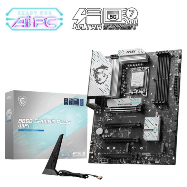 MSI Motherboard B860 GAMING PLUS WIFI s1851 4DDR5 ATX