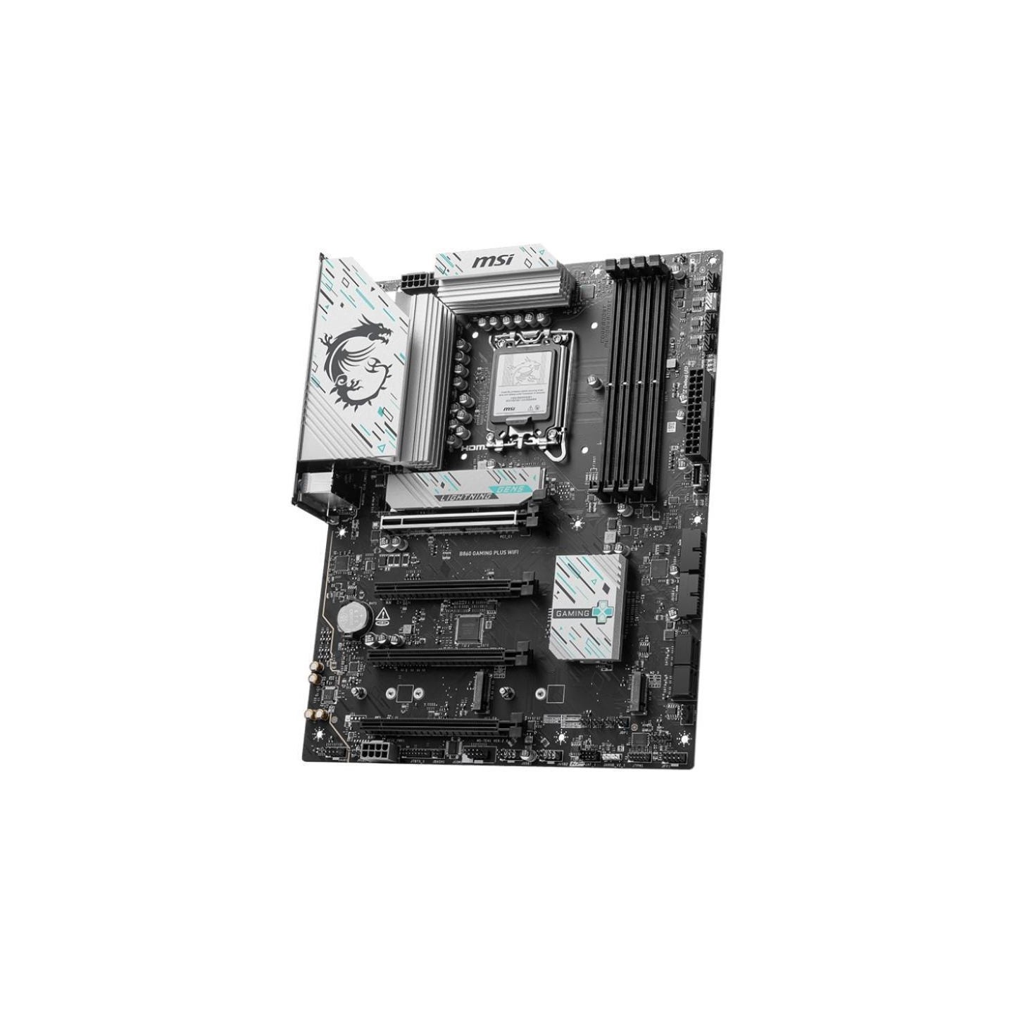 MSI B860 GAMING PLUS WIFI | Processor family Intel | Processor socket LGA1851 | DDR5 | Supported hard disk drive interfaces SATA