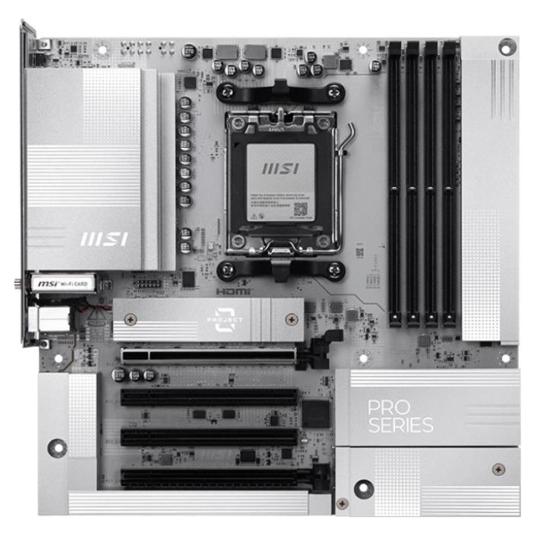 MSI PRO B850M-A WIFI PZ | Processor family AMD | Processor socket AM5 | DDR5 | Supported hard disk drive interfaces SATA, M.2 | 