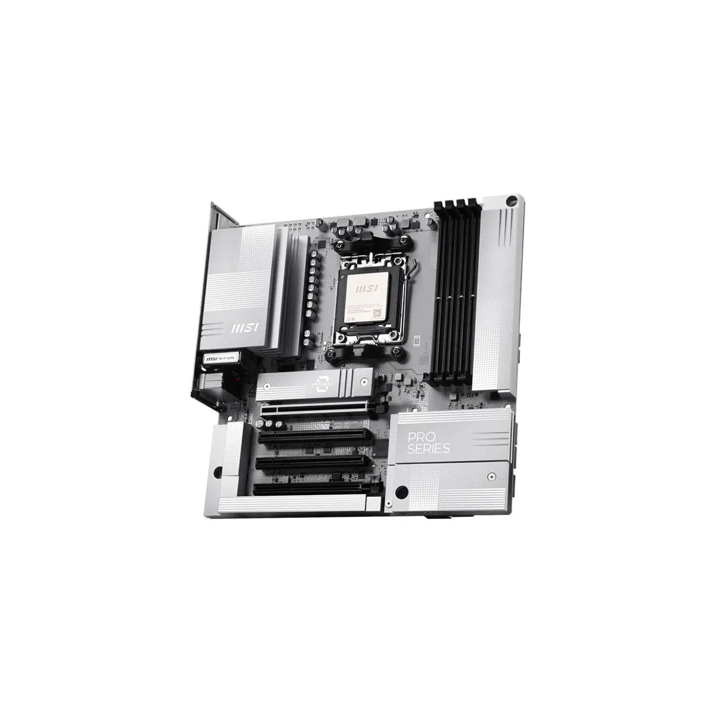 MSI PRO B850M-A WIFI PZ | Processor family AMD | Processor socket AM5 | DDR5 | Supported hard disk drive interfaces SATA, M.2 | 