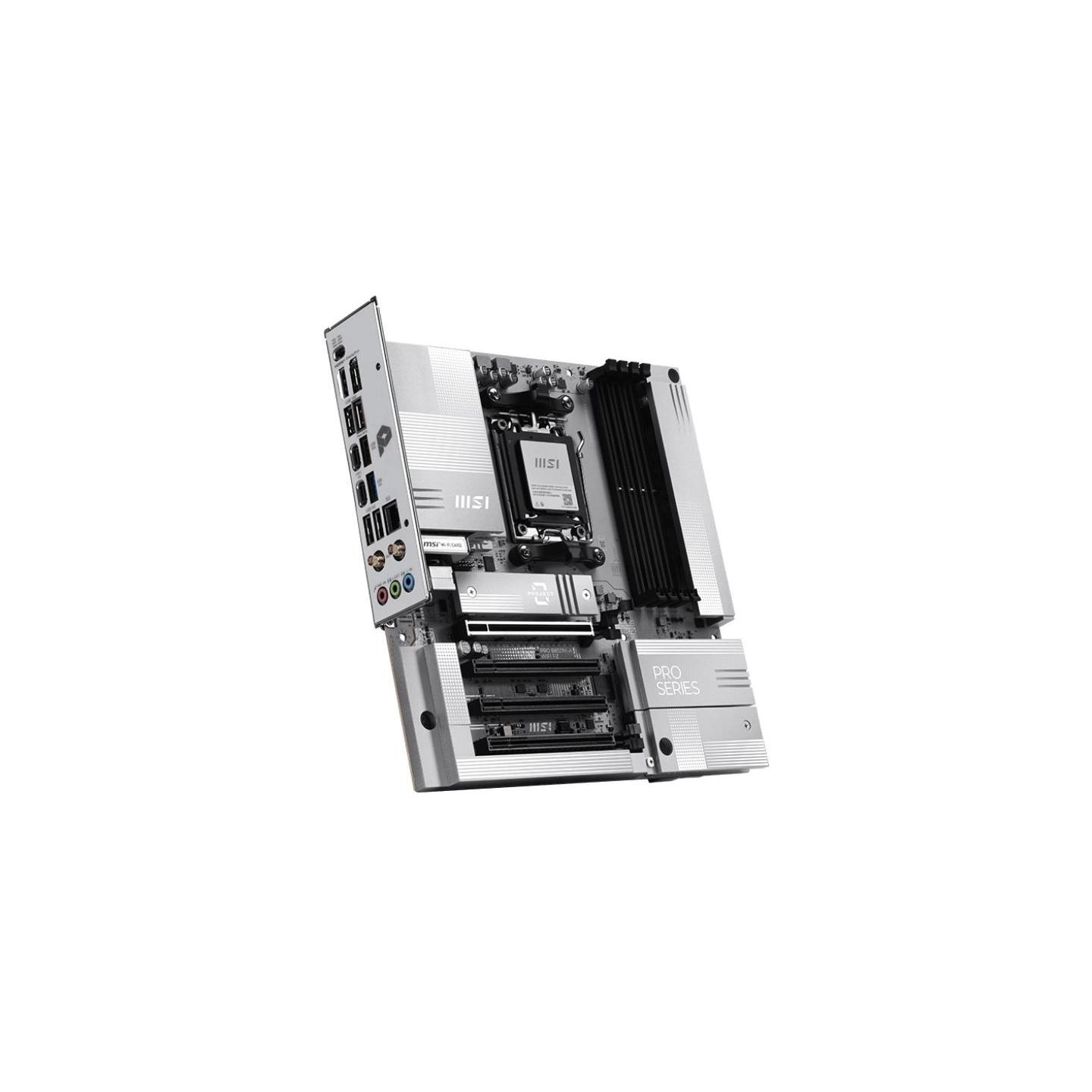 MSI PRO B850M-A WIFI PZ | Processor family AMD | Processor socket AM5 | DDR5 | Supported hard disk drive interfaces SATA, M.2 | 