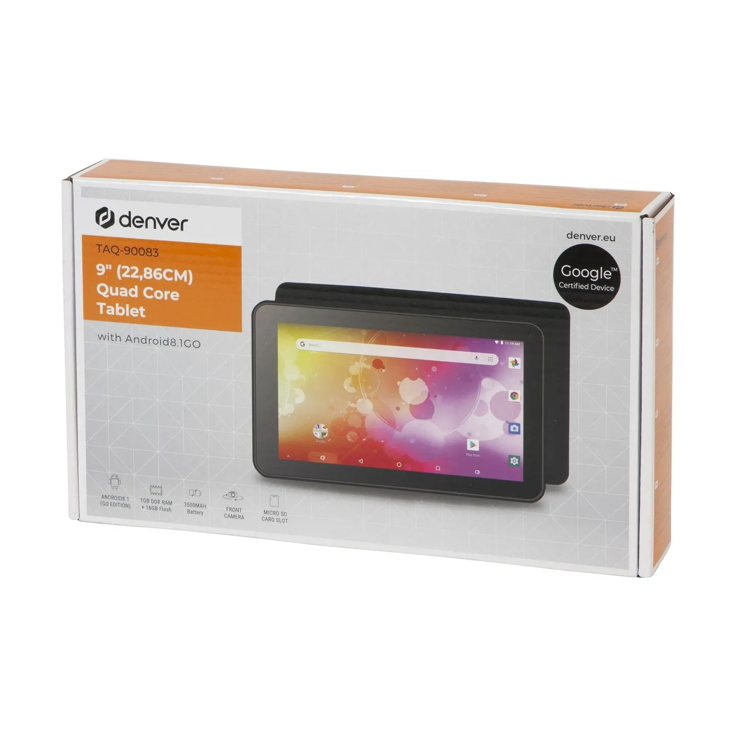 Denver TAQ-90083BLACK9/16GB/1GB/WI-FI/ANDROID8.1