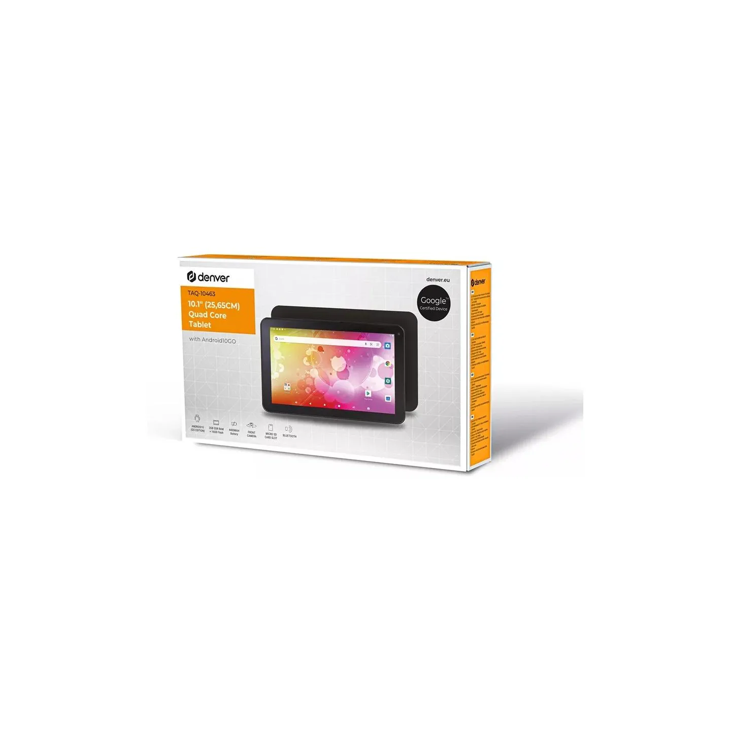 Denver TAQ-10463 10.1/16GB/2GB/WI-FI/Android10GO/Black