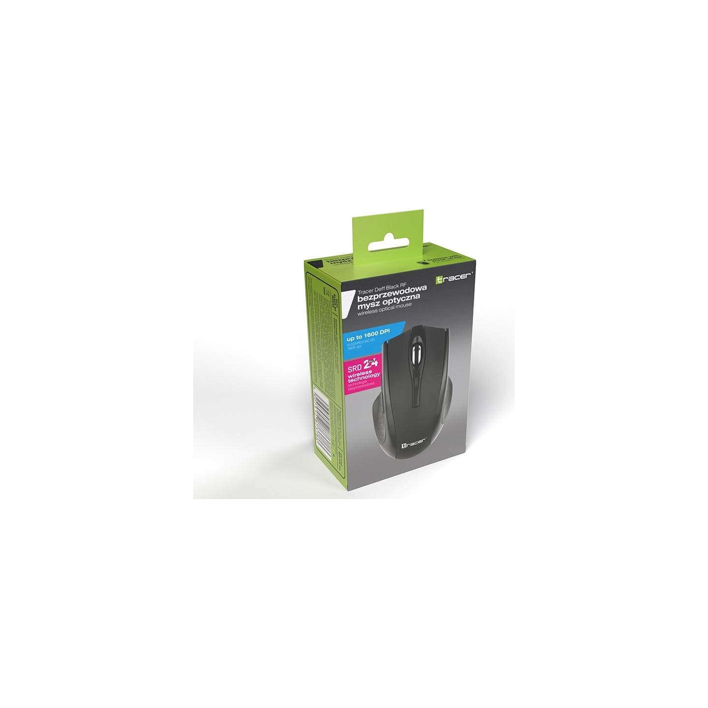 Tracer 47432 Wireless Optical Mouse RF 2,4Ghz/BT Black