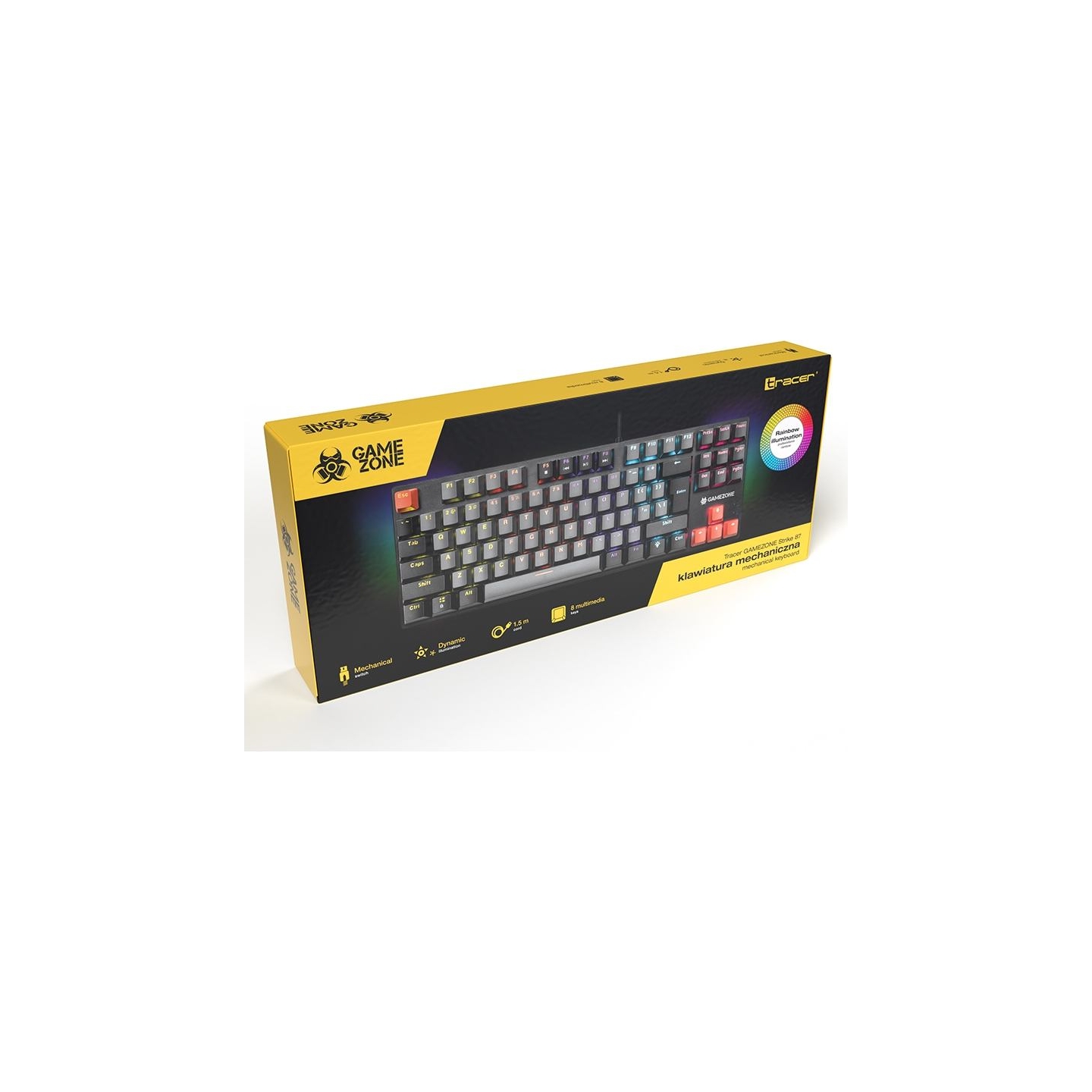 Tracer 47373 Gamezone Strike 87 Mechanical Keyboard