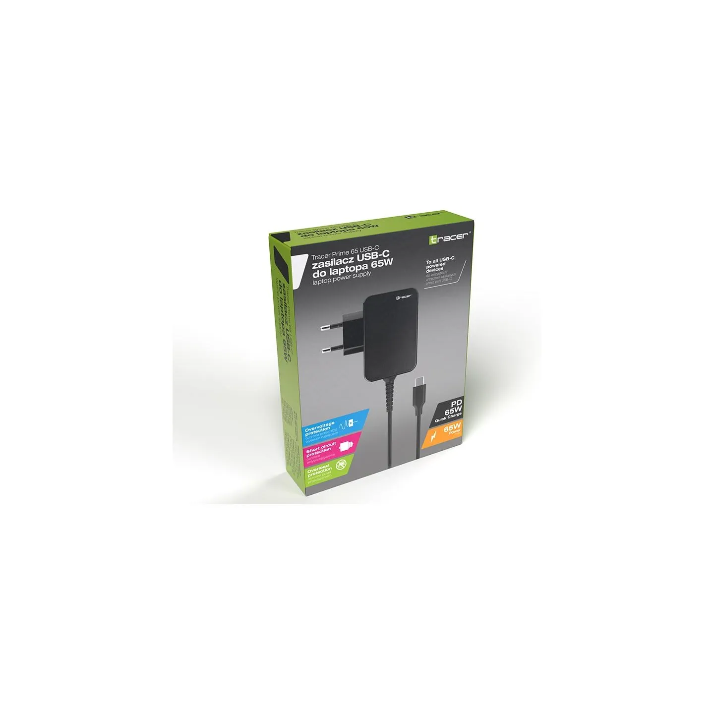 Tracer 47201 Prime 65W USB-C Notebook charger