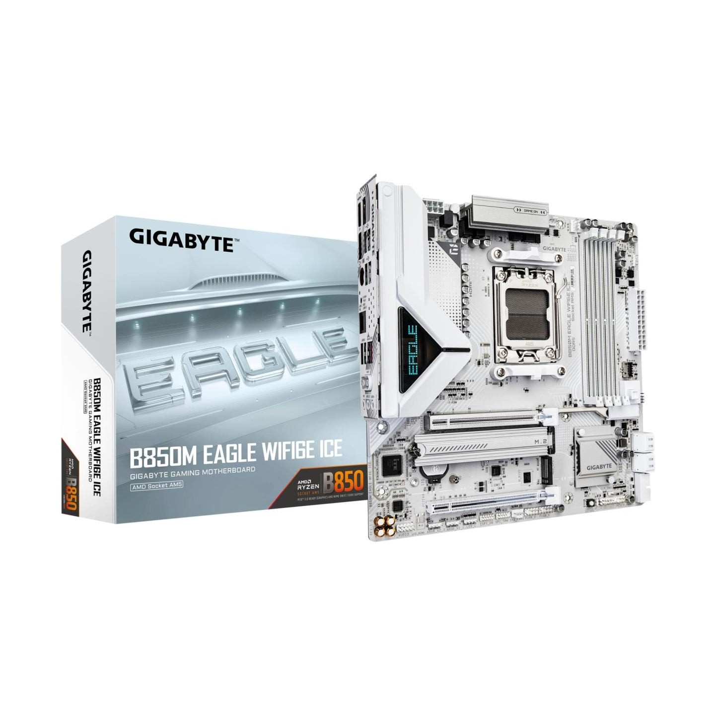 Gigabyte B850M EAGLE WF6E ICE AM5