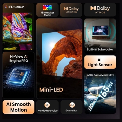 Hisense TV Set|HISENSE|100 "|4K Ultra HD|3840 x 2160 pixels|Flat|16:9|ULED|100U7Q