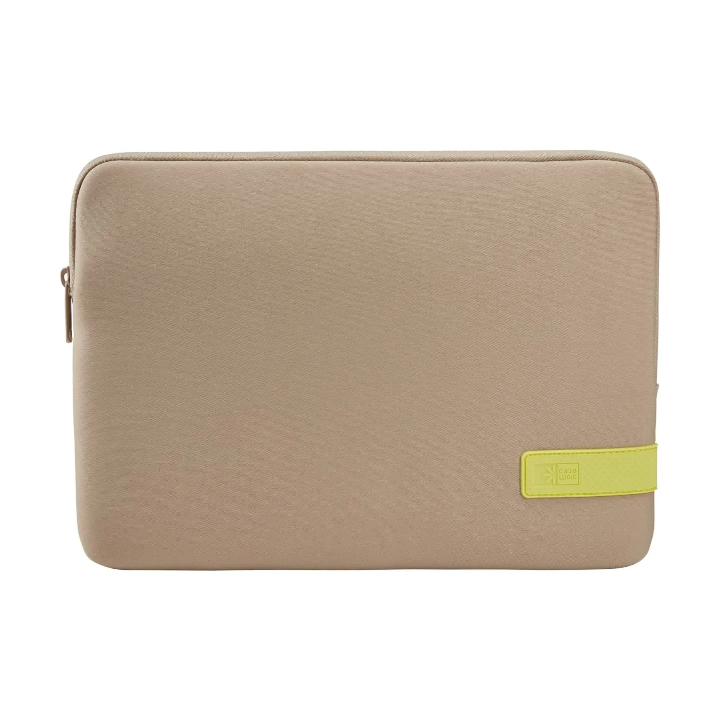 Case Logic 4694 Reflect Laptop Sleeve 14 REFPC-114 Plaza Taupe/Sun-Lime