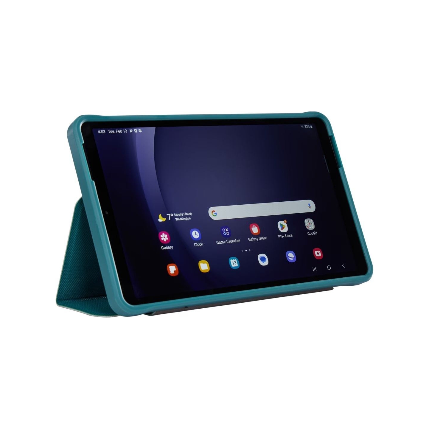 Case Logic 5183 SnapView Samsung Galaxy Tab A9 8.7 case CSGE-2196 Patina Blue