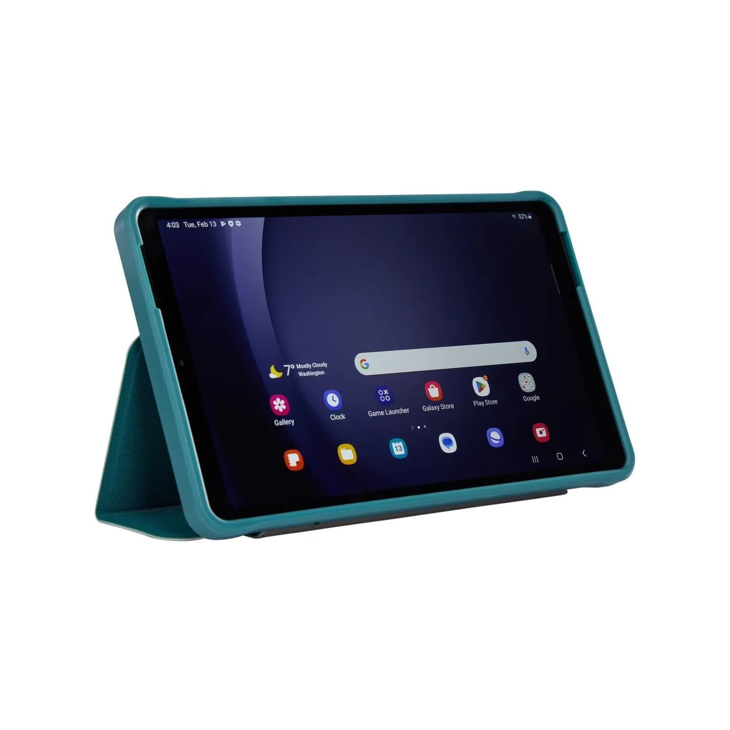 Case Logic 5183 SnapView Samsung Galaxy Tab A9 8.7 case CSGE-2196 Patina Blue