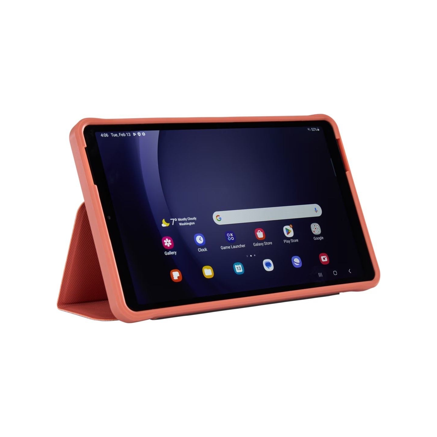 Case Logic 5184 SnapView Samsung Galaxy Tab A9 8.7 case CSGE-2196 Sienna Red
