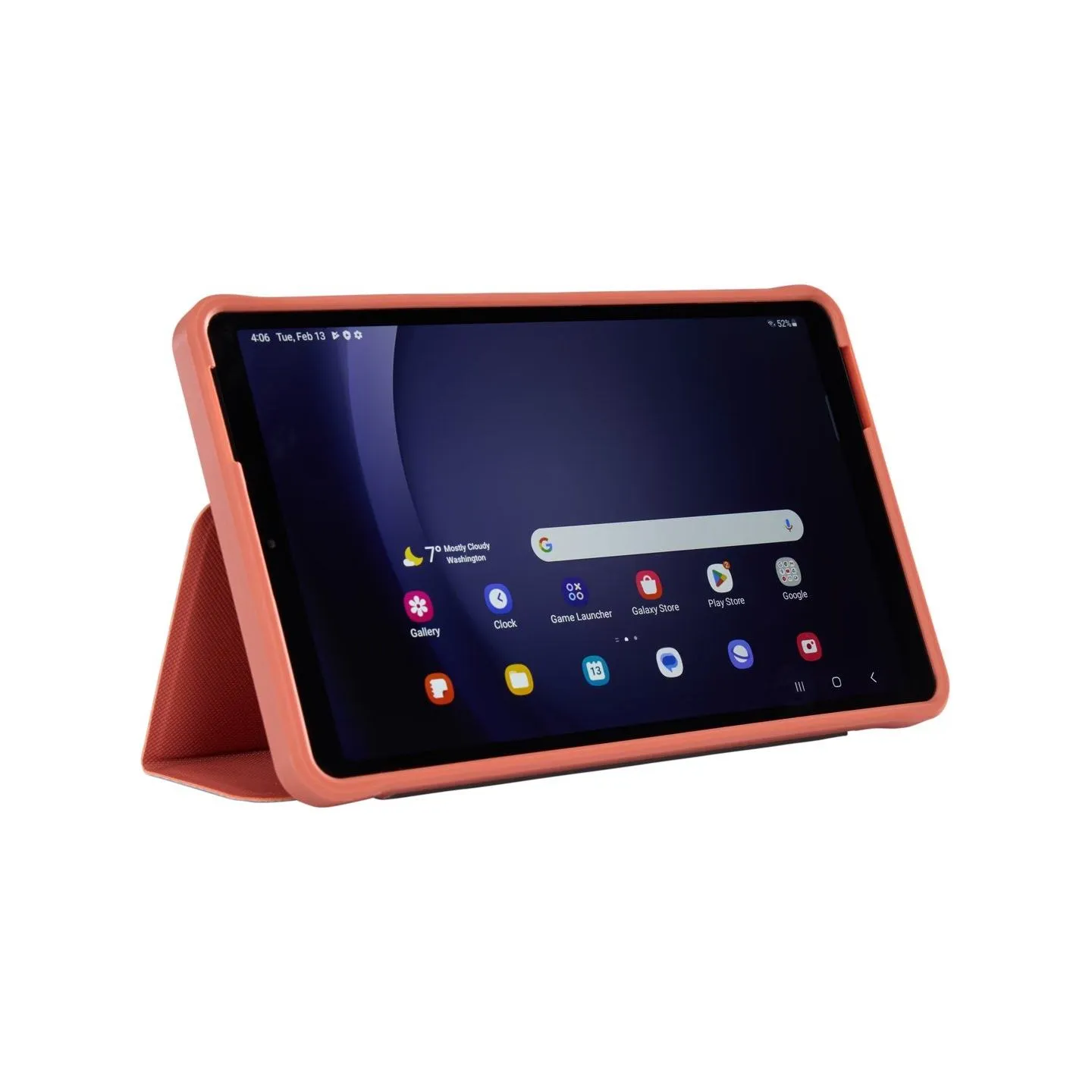 Case Logic 5184 SnapView Samsung Galaxy Tab A9 8.7 case CSGE-2196 Sienna Red