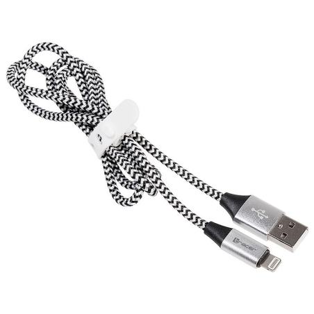 Tracer 46268 Lighting USB 2.0 Iphone AM 1m Black Silver