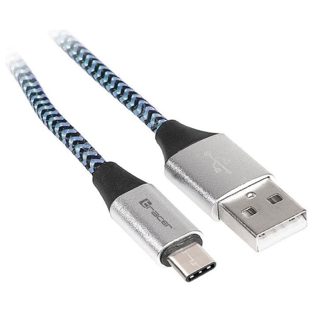 Tracer 46266 USB 2.0 Type C A Male 1m Black Blue