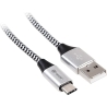 Tracer 46265 USB 2.0 Type C A Male 1m Black Silver