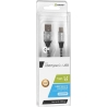 Tracer 46265 USB 2.0 Type C A Male 1m Black Silver