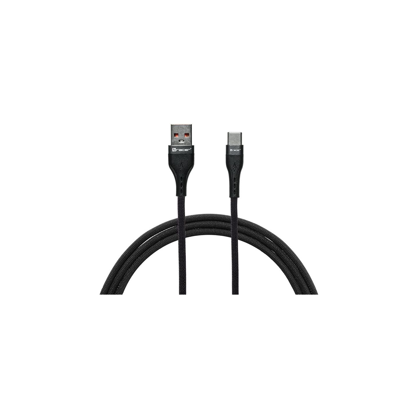 Tracer 47486 USB A - USB C  M/M 1m  Cable Black