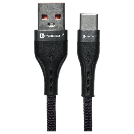 Tracer 47486 USB A - USB C  M/M 1m  Cable Black