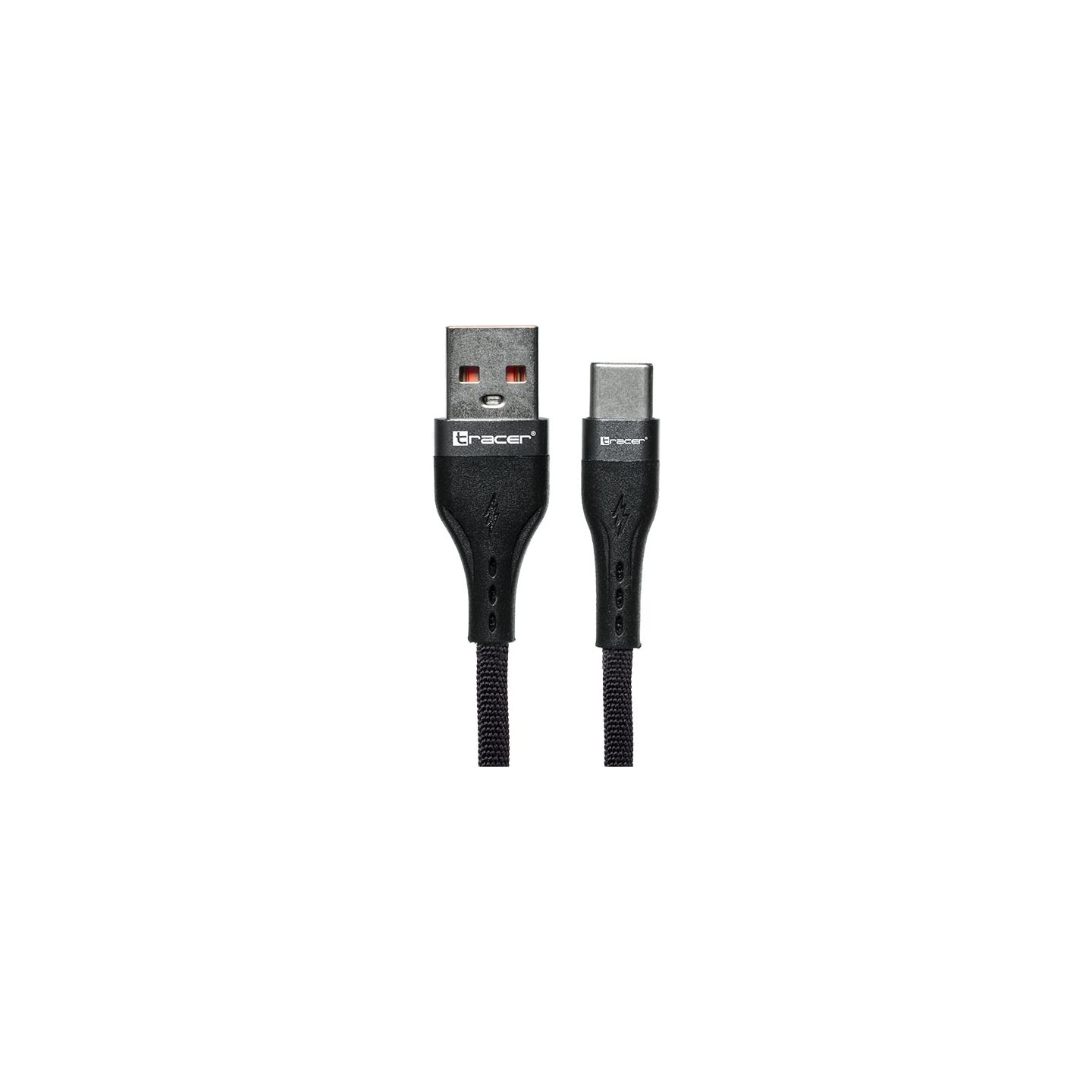 Tracer 47486 USB A - USB C  M/M 1m  Cable Black