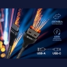 Tracer 47486 USB A - USB C  M/M 1m  Cable Black