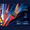 Tracer 47492 USB A - Lightning M/M 1m  Cable Red
