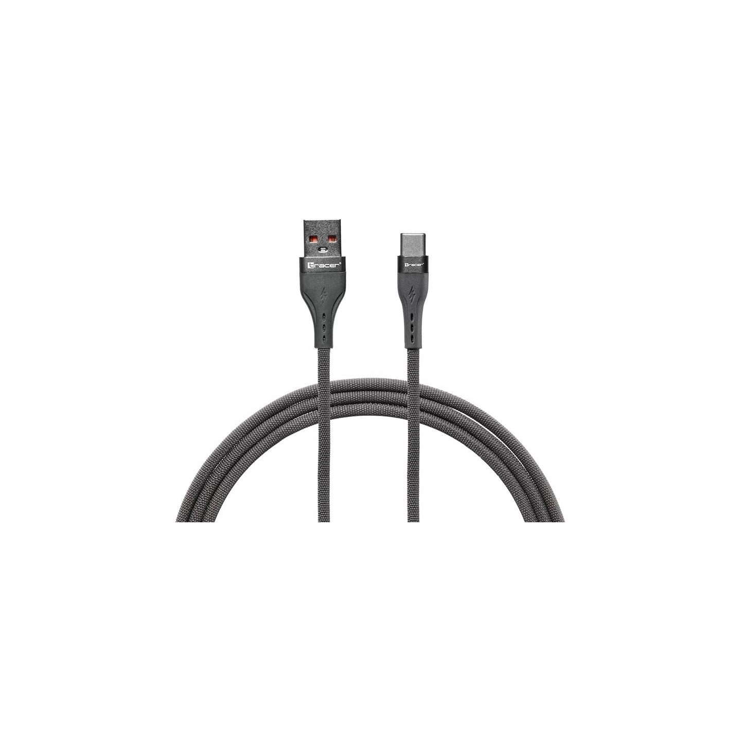 Tracer 47487 USB A - Type C M/M 1m  Cable Grey