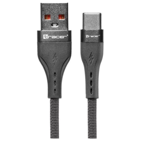 Tracer 47487 USB A - Type C M/M 1m  Cable Grey