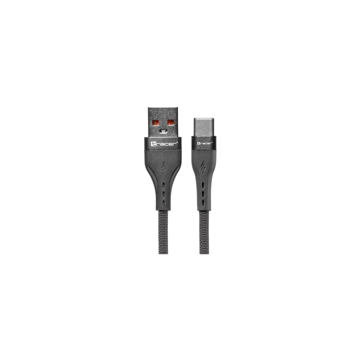 Tracer 47487 USB A - Type C M/M 1m  Cable Grey