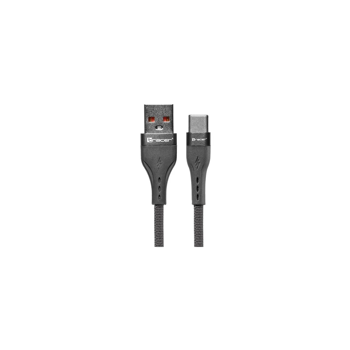 Tracer 47487 USB A - Type C M/M 1m  Cable Grey