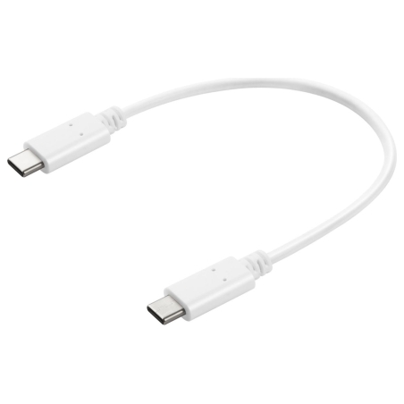 Sandberg 136-30 USB-C to USB-C Charge Cable White, 0.2M