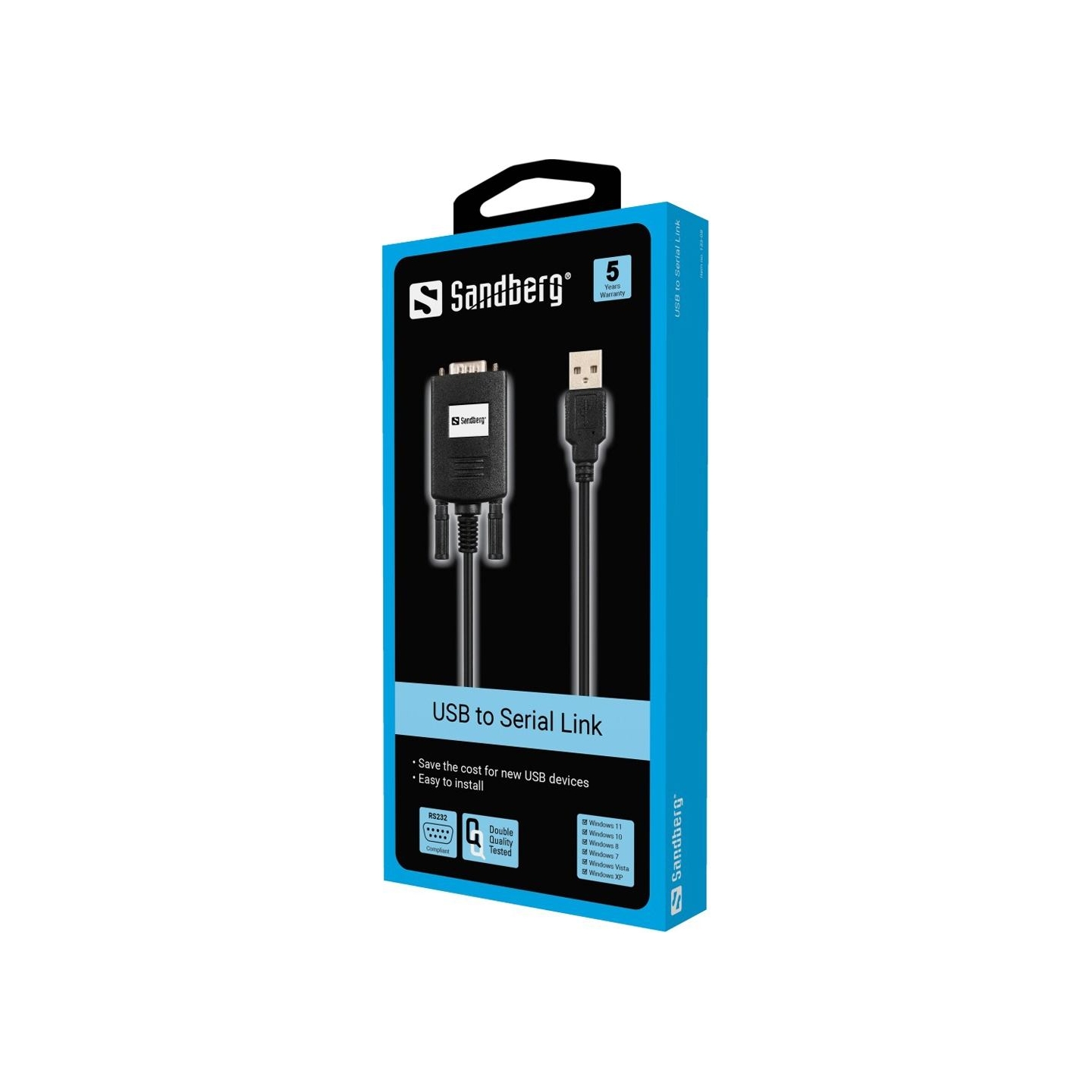 Sandberg 133-08 USB to Serial Link (9-pin)