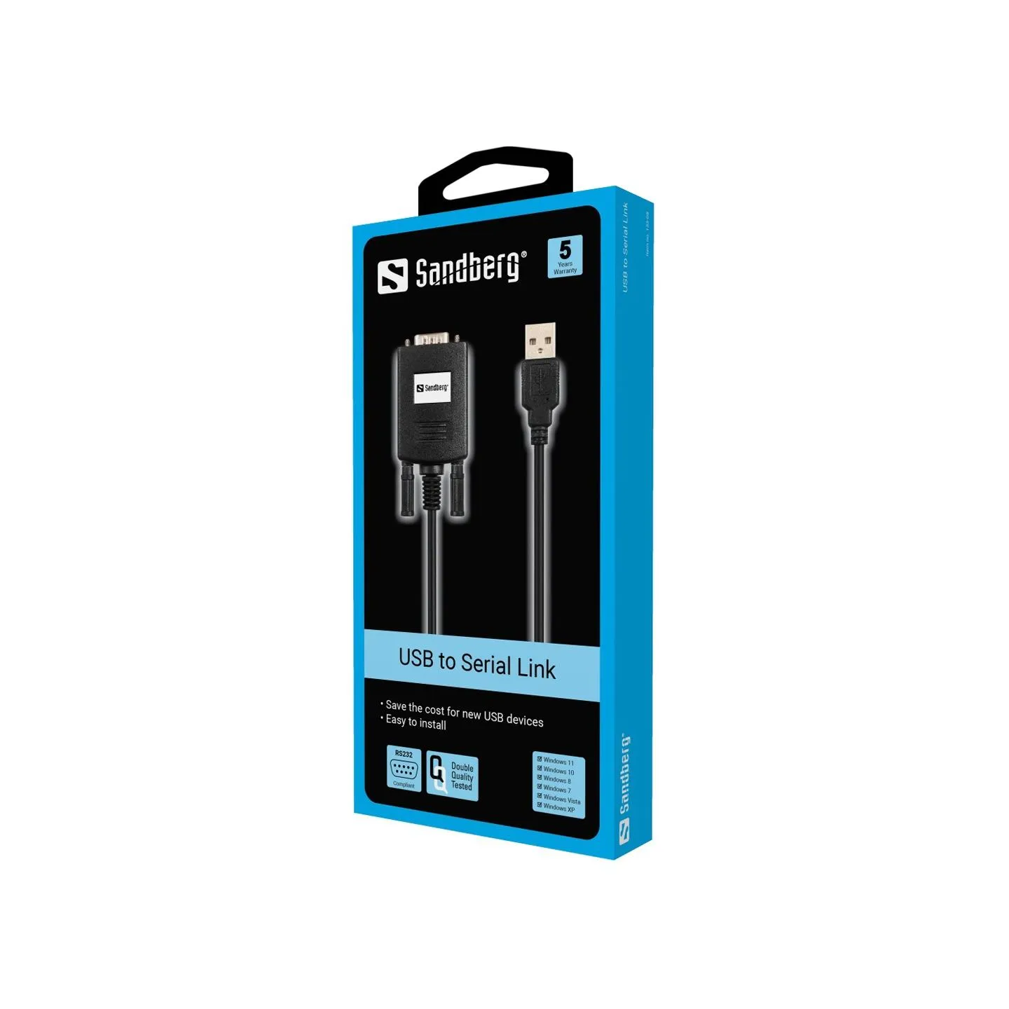Sandberg 133-08 USB to Serial Link (9-pin)