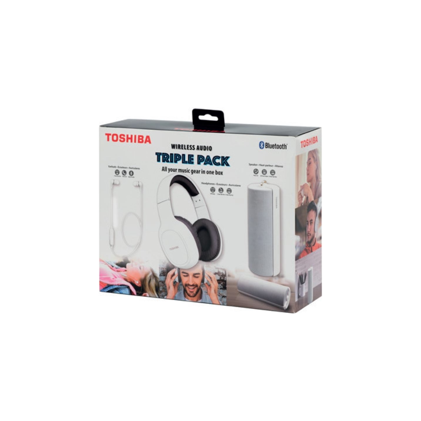 Toshiba Wireless Audio Triple Pack HSP-3P19 White