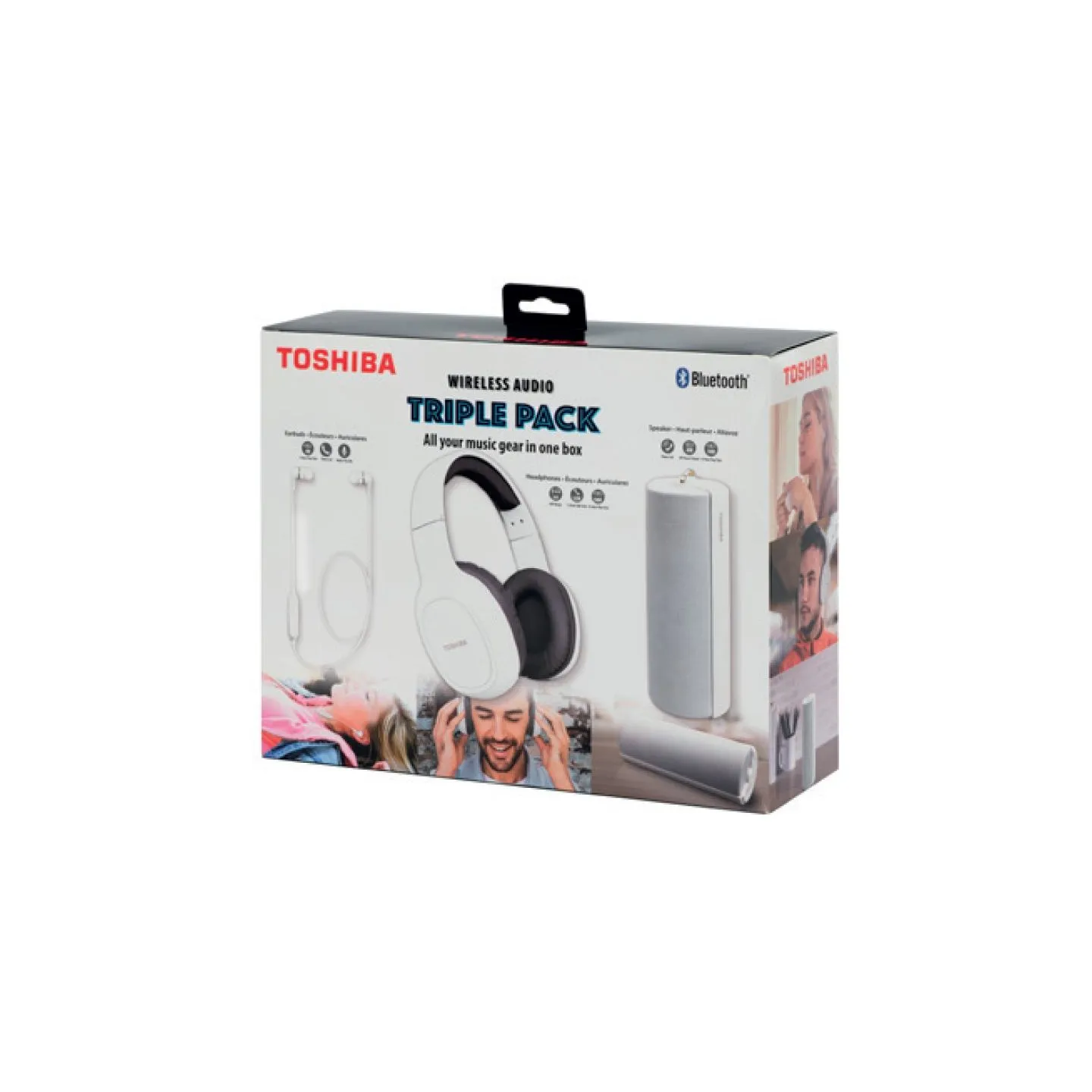 Toshiba Wireless Audio Triple Pack HSP-3P19 White