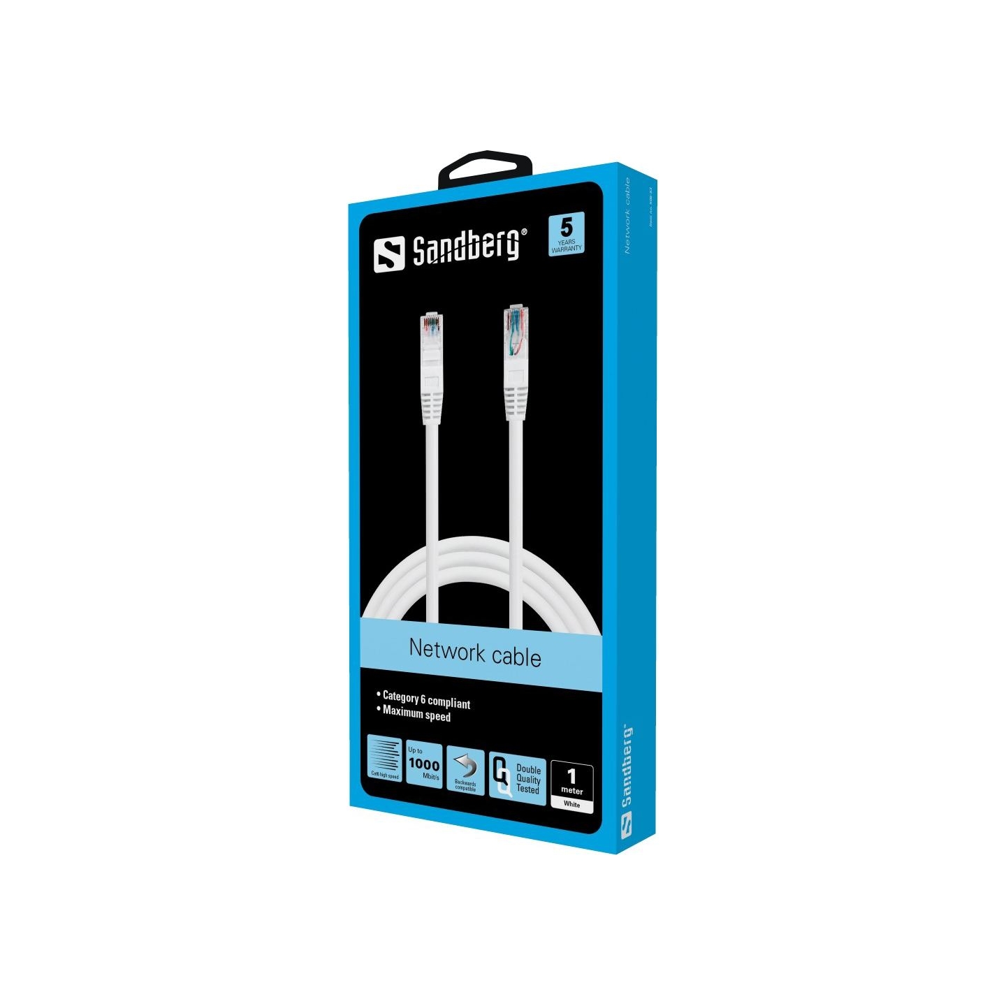 Sandberg 506-93 Network Cable UTP Cat6 1m