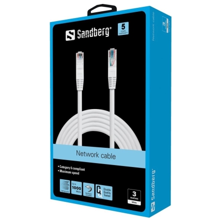 Sandberg 506-95 Network Cable UTP Cat6 3m