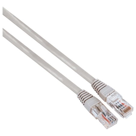 Hama 00200913 CAT5e Patch Cable, F/UTP Shielded, 3 M, Grey