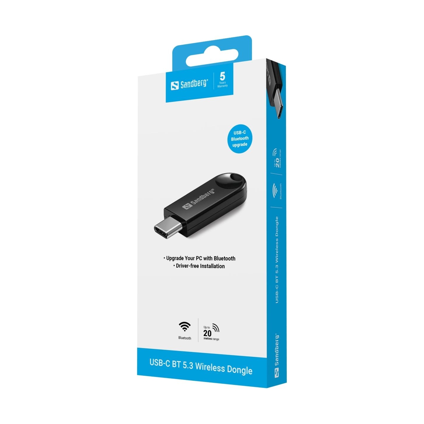 Sandberg 136-69 USB-C BT 5.3 Wireless Dongle