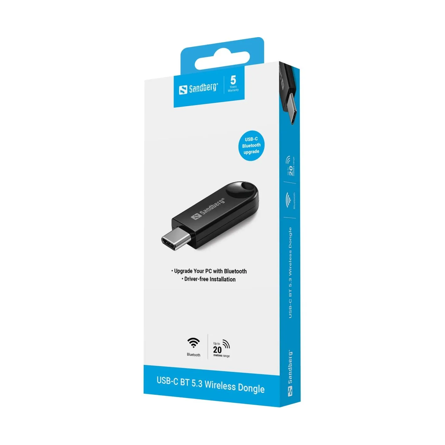 Sandberg 136-69 USB-C BT 5.3 Wireless Dongle