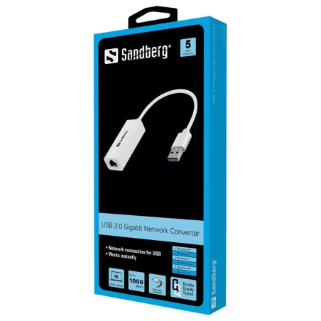 Sandberg 133-90 USB3.0 Gigabit Network Adapter