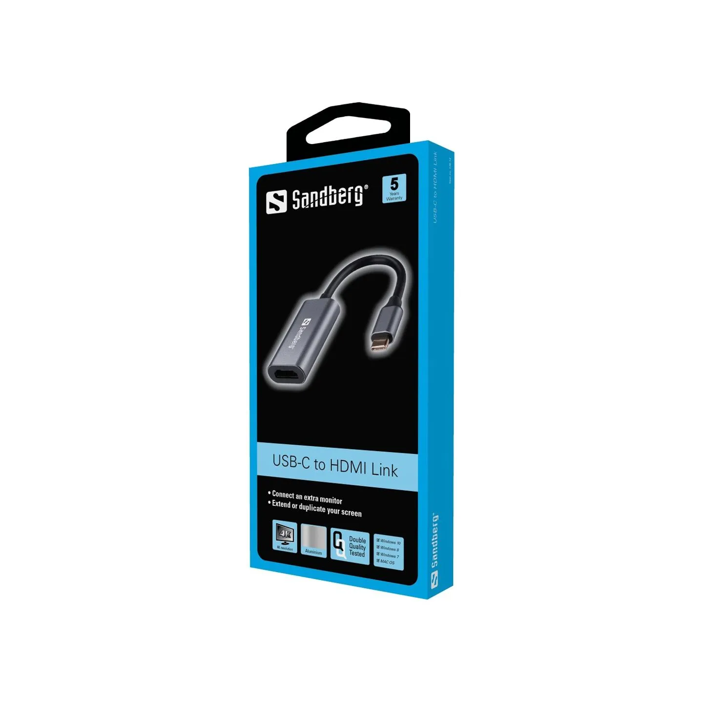 Sandberg 136-12 USB-C to HDMI Link 4K/60 Hz
