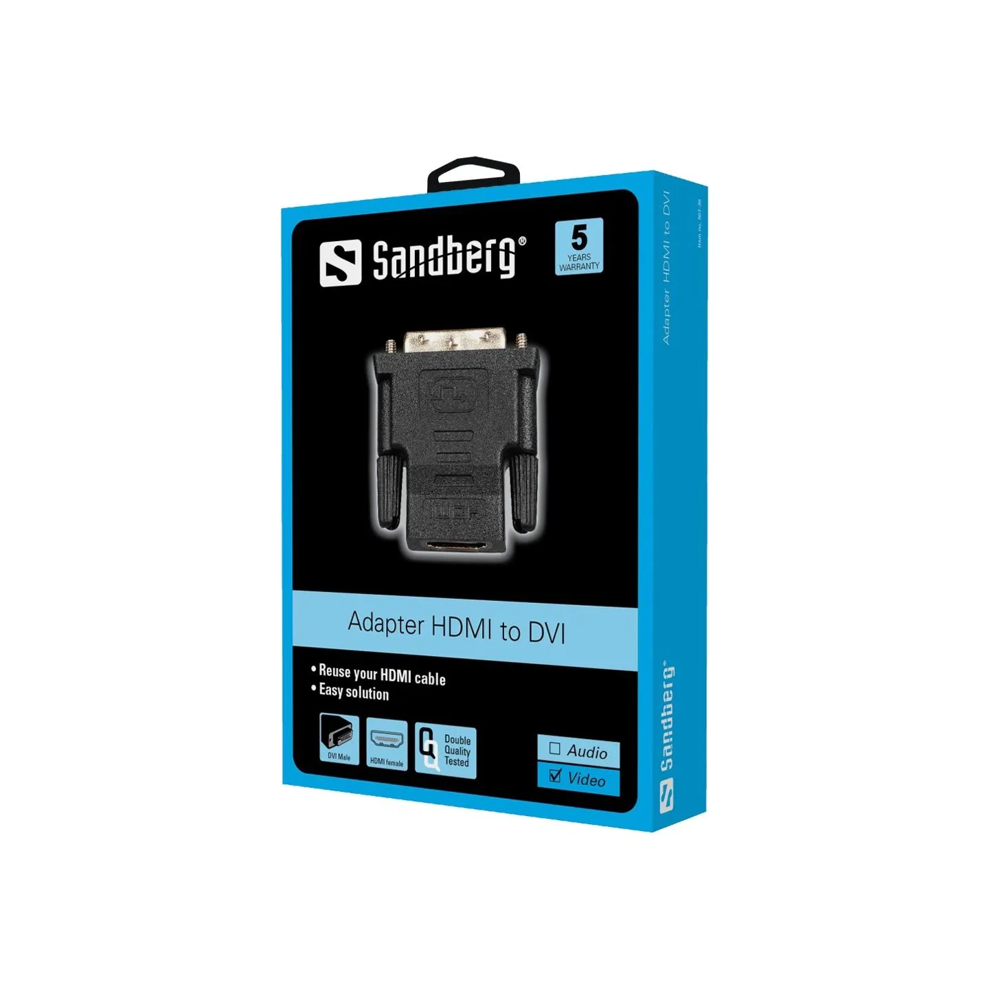 Sandberg 507-39 Adapter DVI-M - HDMI-F