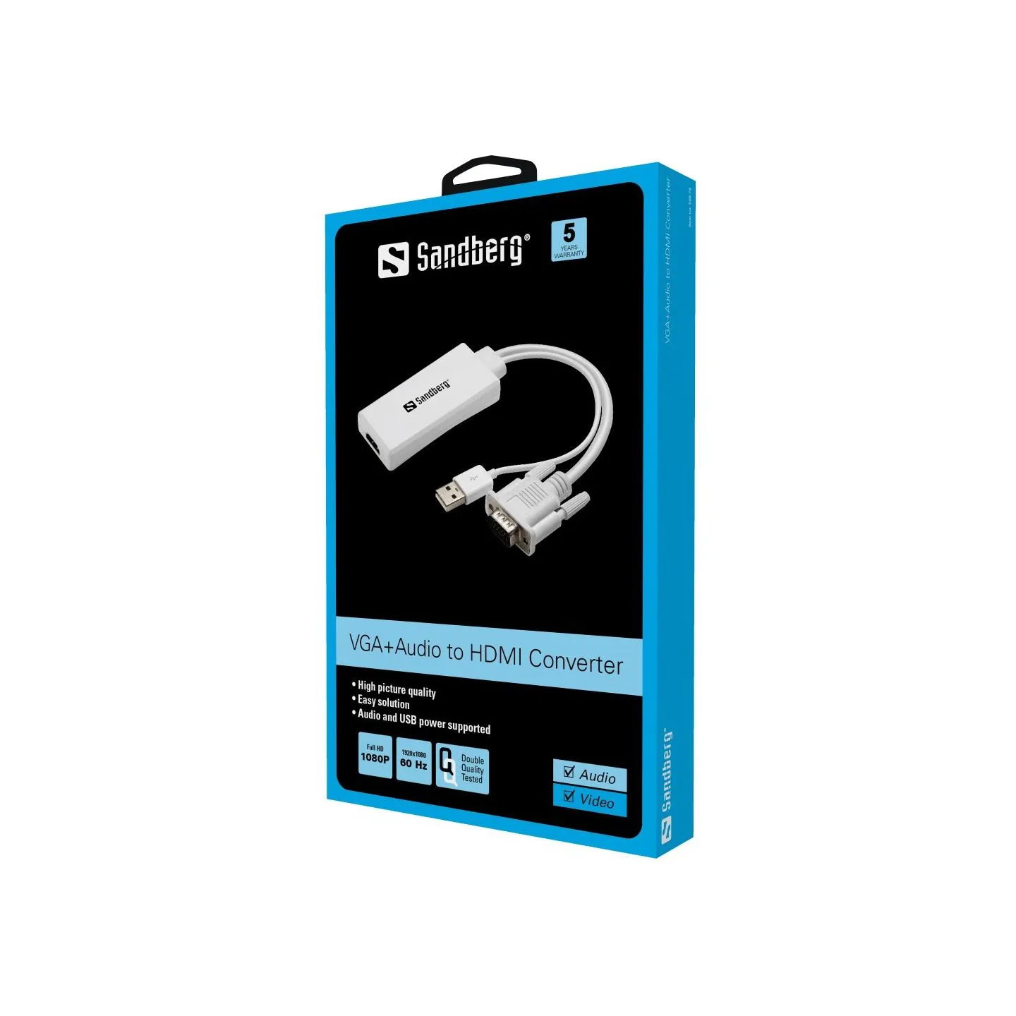 Sandberg 508-78 VGA+Audio to HDMI Converter