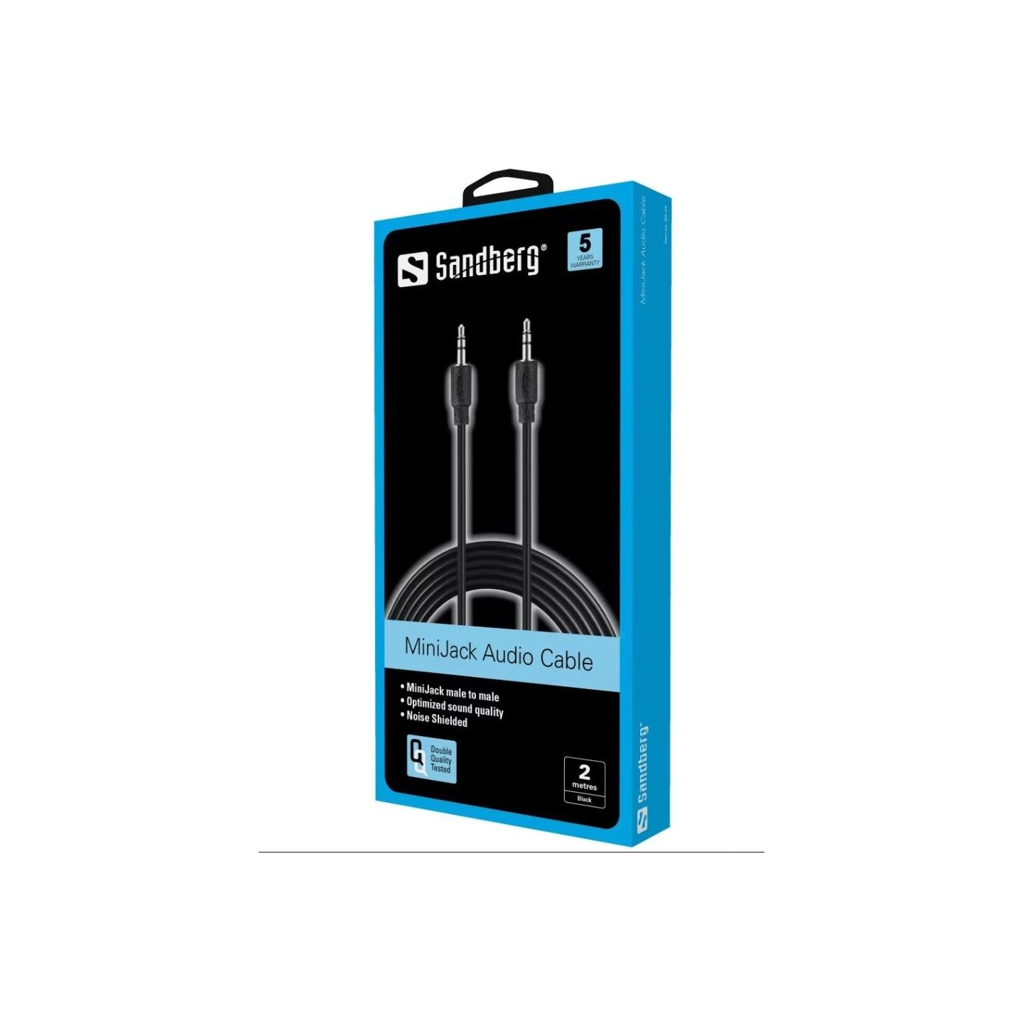 Sandberg 501-24 MiniJack Cable M-M 2m