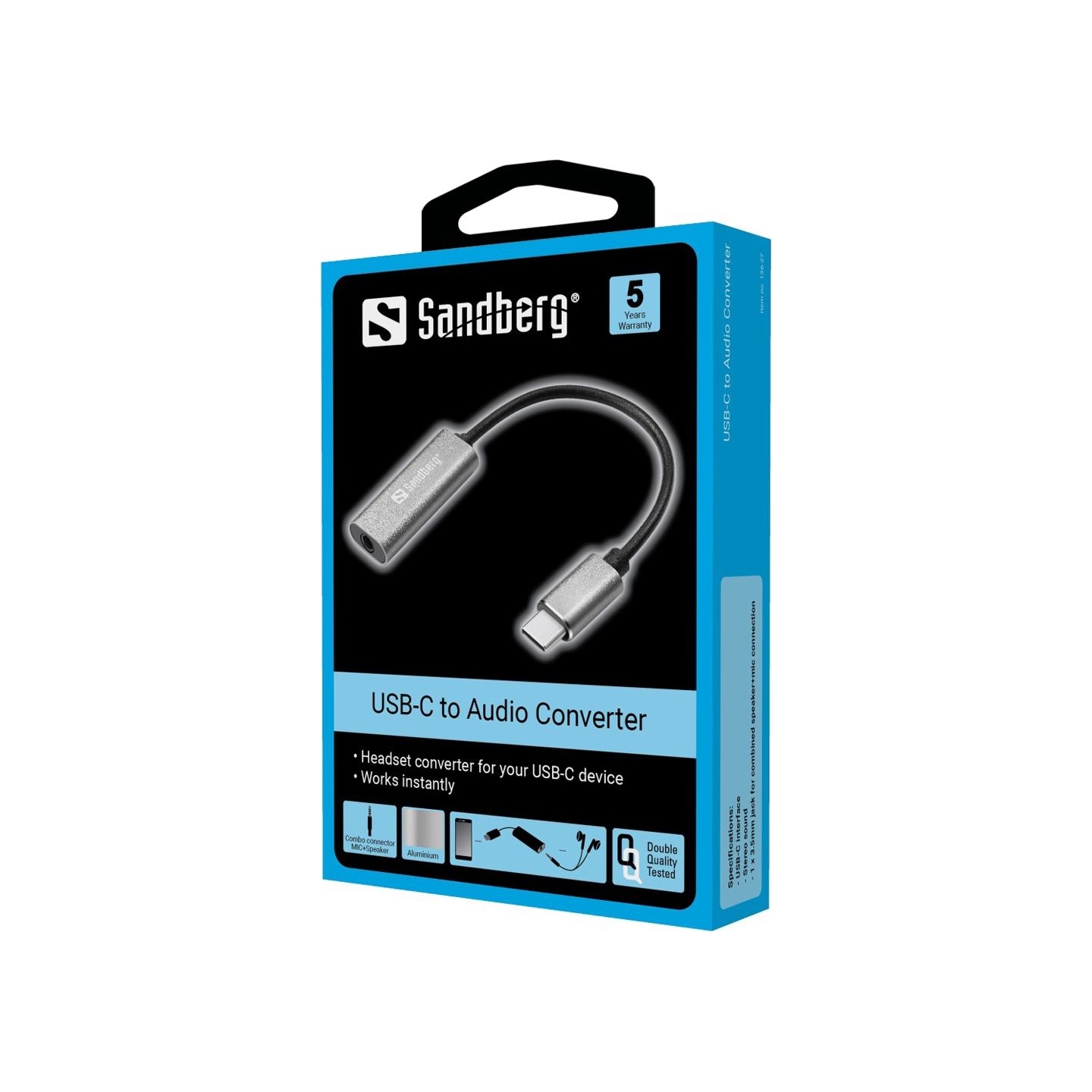Sandberg 136-27 USB-C Audio Adapter