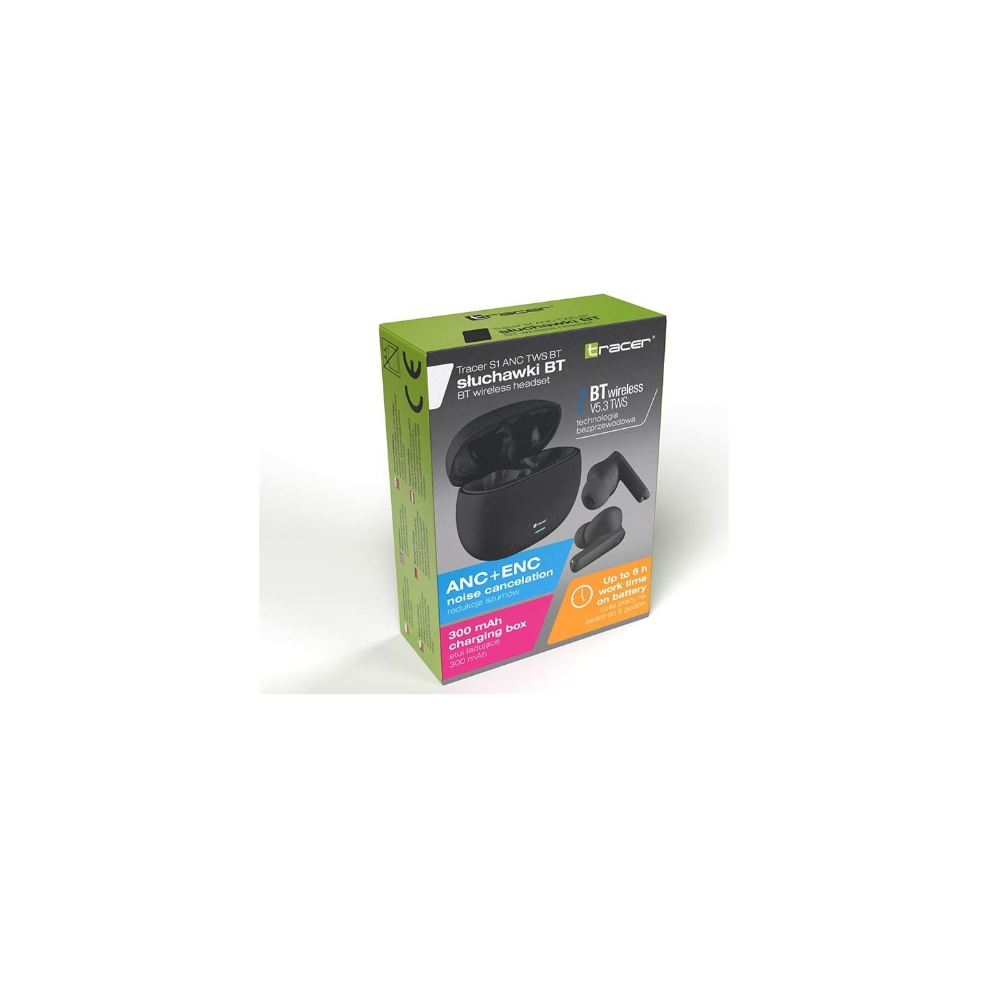 Tracer Earphones S1 ANC TWS BT