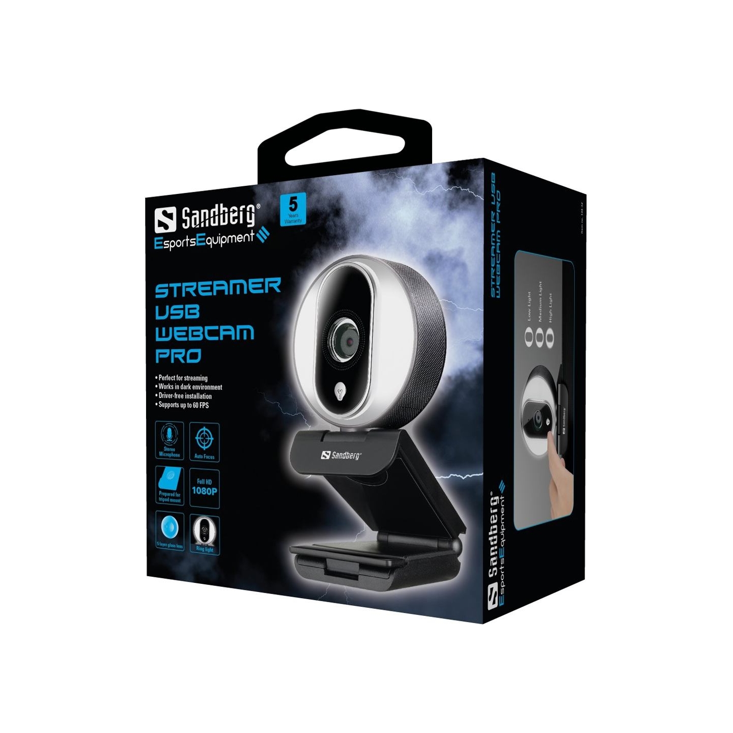 Sandberg 134-12 Streamer USB Webcam Pro