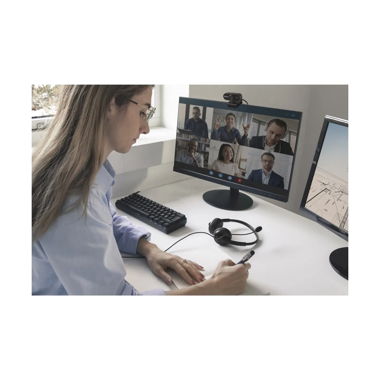 Sandberg 133-97 USB Webcam Flex 1080P HD