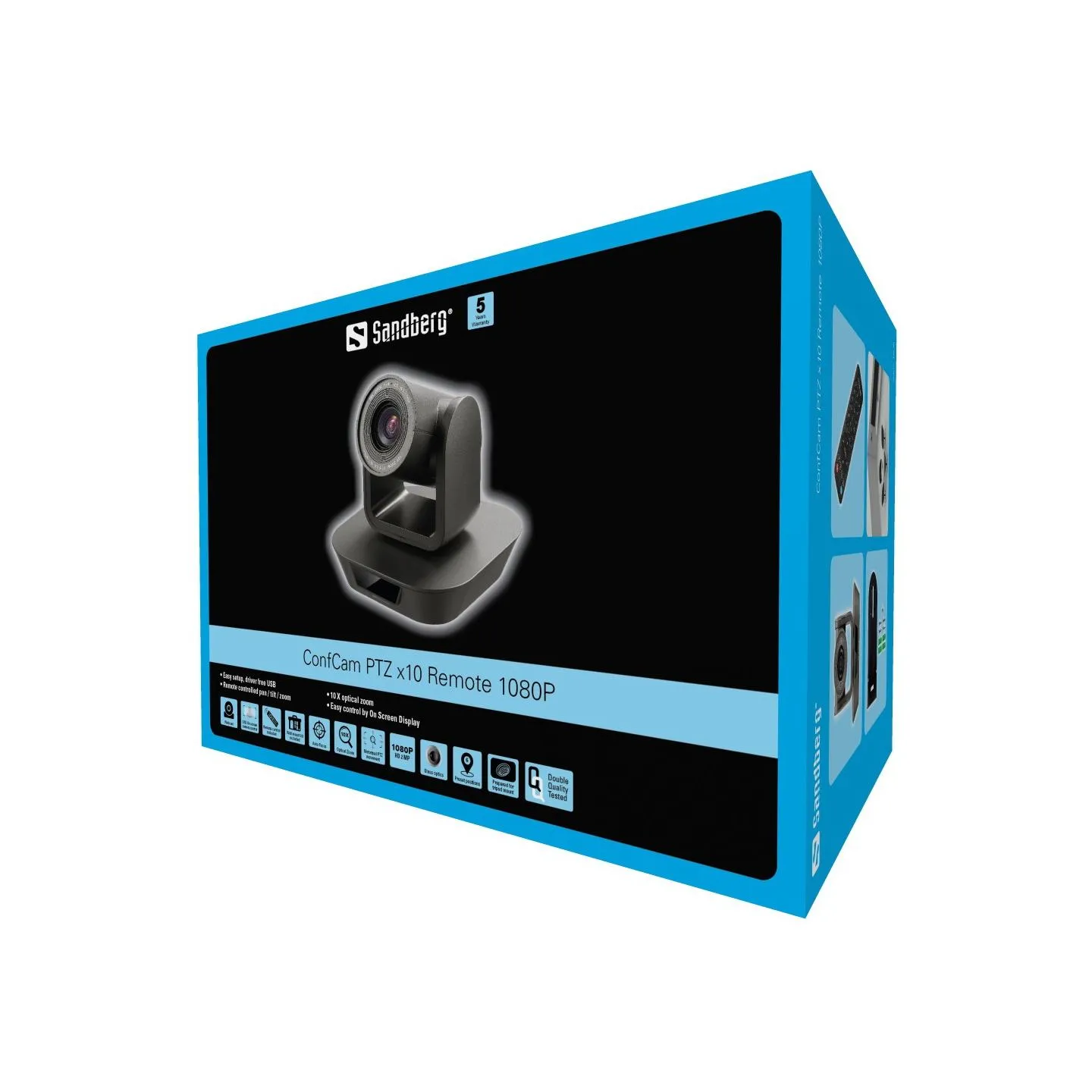 Sandberg 134-30 ConfCam PTZ x10 Remote 1080P